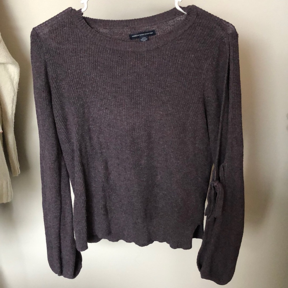 Comfy cut-out sleeve sweater💁🏻‍♀️💜